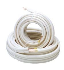 Rollo de cobre aislado bitubo 20m 1/2""- 3/4""